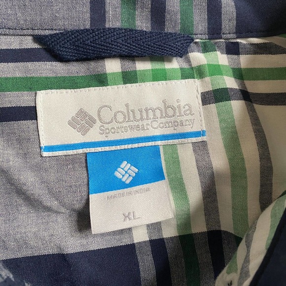 Columbia Notre Dame Fighting Irish LS Button Down Shirt Mens XL Plaid NWT - Picture 7 of 13